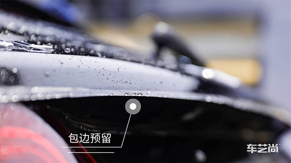 奔驰GLC260黑色施工威固漆面保护膜流程及效果展示（图一七）