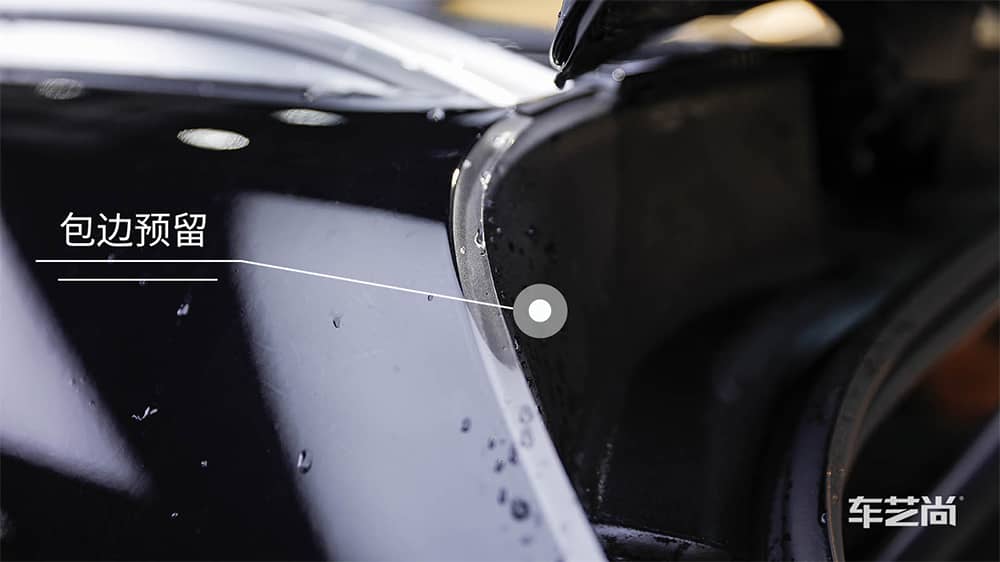 奔驰GLC260黑色施工威固漆面保护膜流程及效果展示（图十）