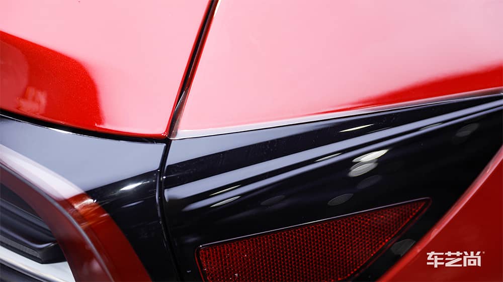 特斯拉Modle3红色施工威固漆面保护膜过程及效果展示（图二六）
