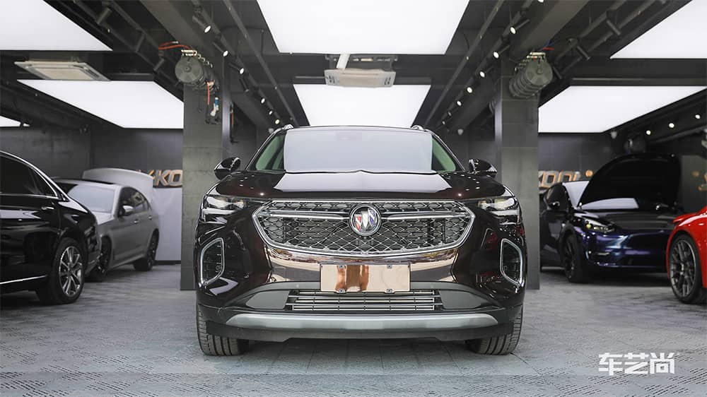 别克昂科威施工威固漆面保护膜室内展示