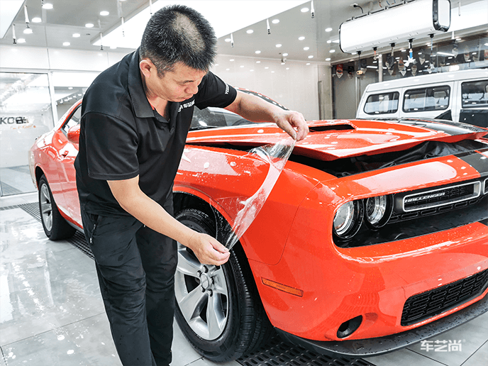 车艺尚贴膜细节