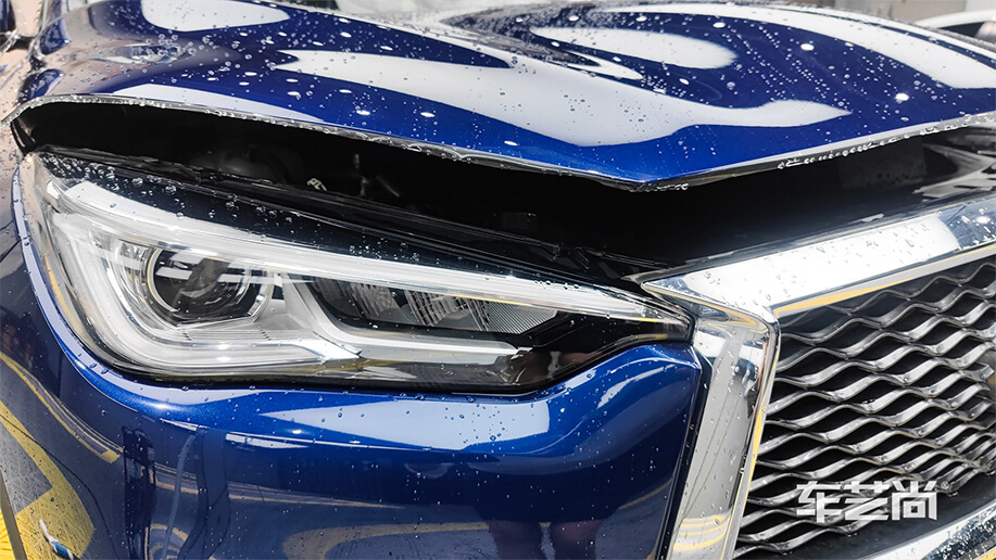 英菲尼迪QX5贴隐形车衣效果