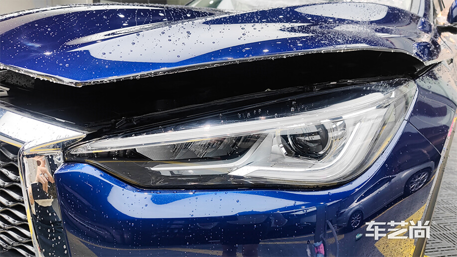 英菲尼迪QX5贴隐形车衣效果