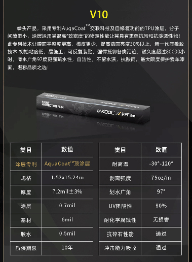 威固V10性能参数