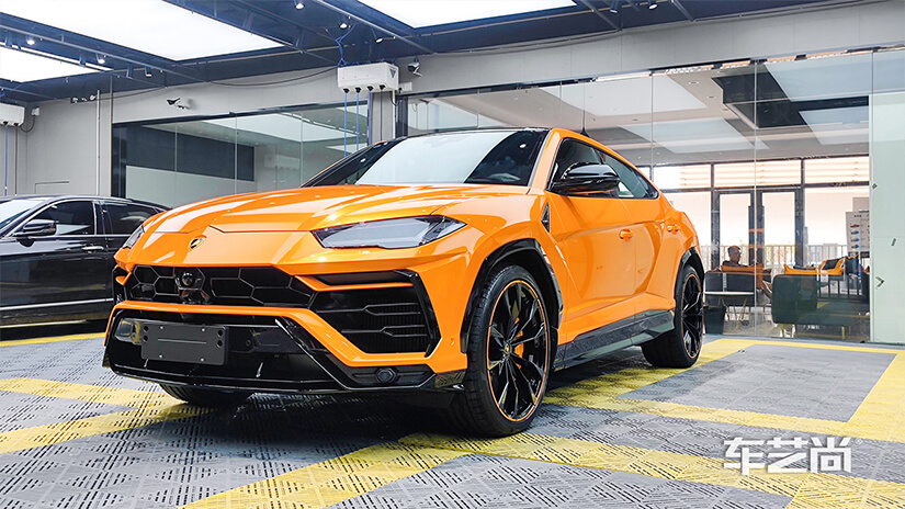 兰博基尼施工隐形车衣效果