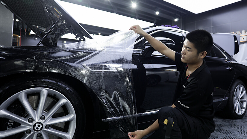 宾利贴隐形车衣