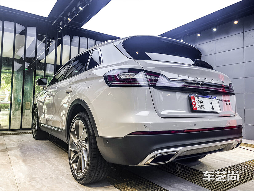 林肯航海家施工车衣局部效果