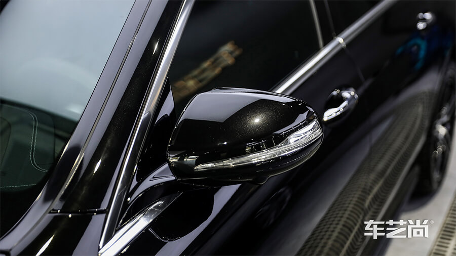 奔驰e级黑色施工威固隐形车衣效果（图15）
