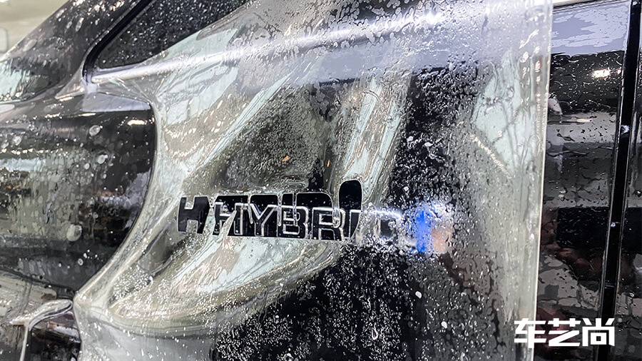 皇冠威尔法黑色施工威固隐形车衣v10流程（图5）