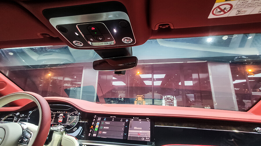 豪华跑车宾利欧陆GT施工威固VP70隔热膜（图6）