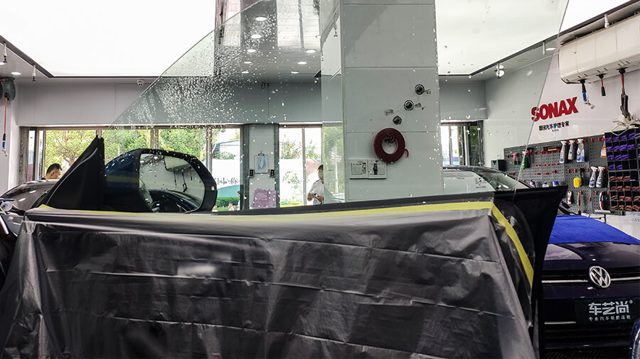 奥迪Q8施工威固隔热膜VK70+K35案例（图1）