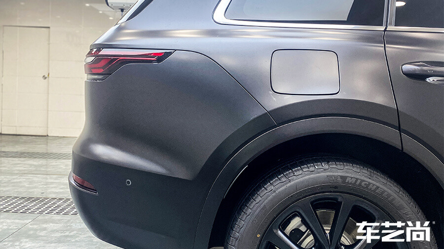 理想one黑色施工威固哑光隐形车衣案例（图13）