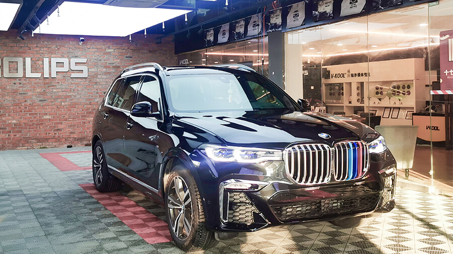 宝马X7黑色施工威固隐形车衣案例（图7）