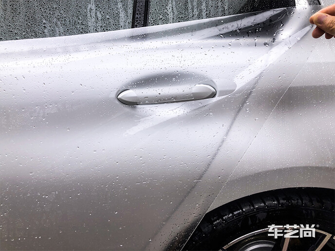 车艺尚贴膜施工