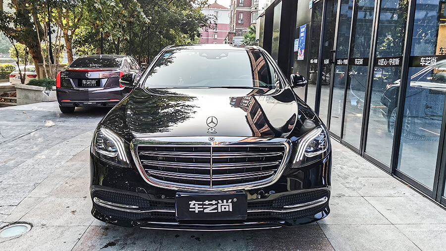 奔驰S黑色施工YEECAR隐形车衣G5（图13）