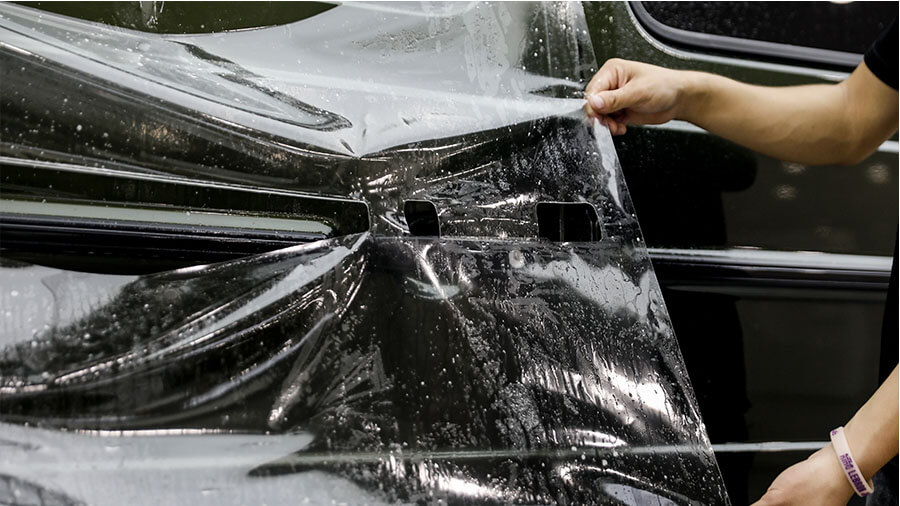 奔驰g63军绿色施工威固隐形车衣（图10）