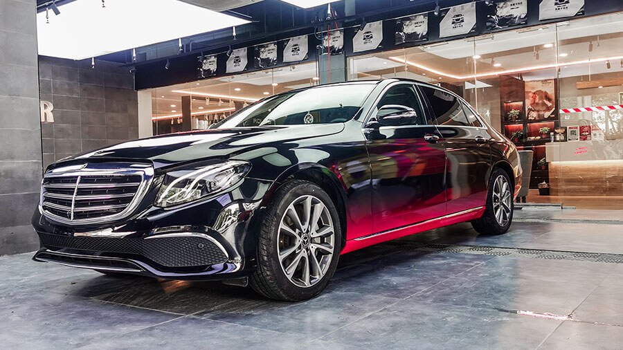 奔驰E级施工车身改色膜（图10）