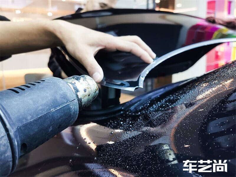 奔驰E级黑色施工罗利普斯隐形车衣RS80（图4）