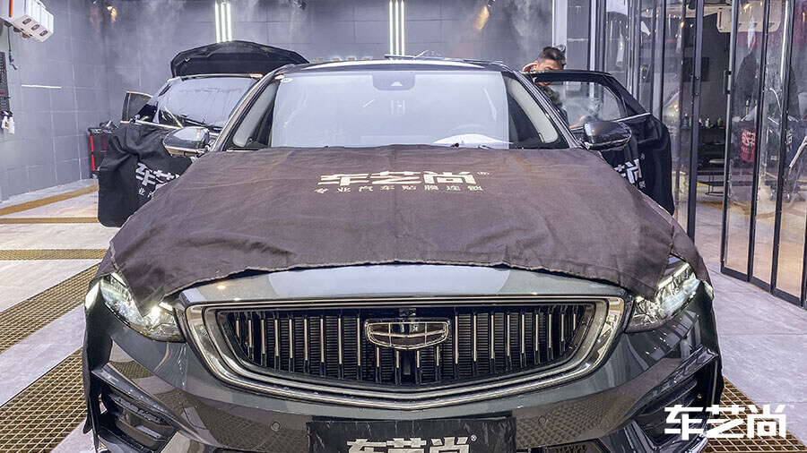 吉利星瑞黑色施工龙膜隔热膜畅悦系列（图1）