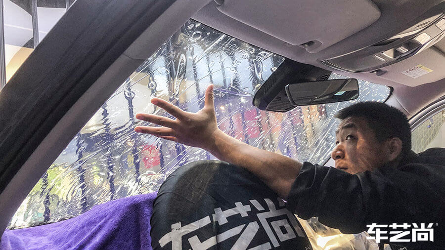 吉利星瑞黑色施工龙膜隔热膜畅悦系列（图4）