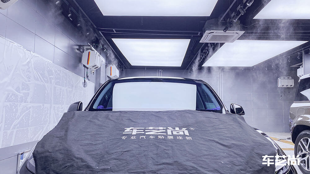 特斯拉MODEL-Y黑色施工龙膜隔热膜畅悦系列（图1）