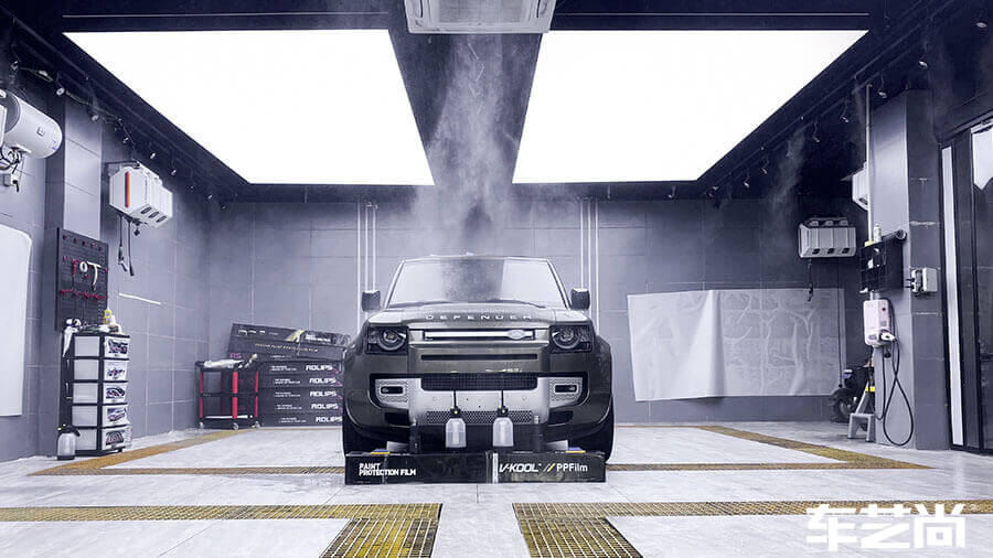 路虎卫士三门版施工威固隐形车衣V10（图1）