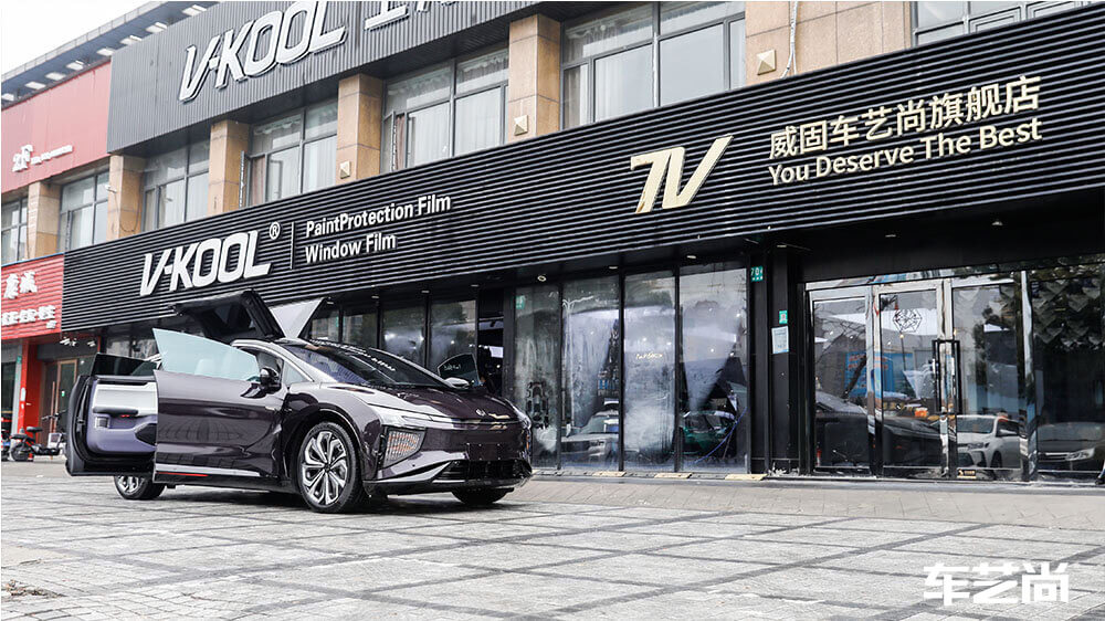 高合HiPhiX紫色施工威固隐形车衣（图15）