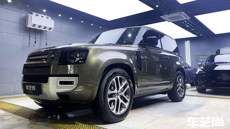 路虎卫士三门版施工威固隐形车衣V10（图15）