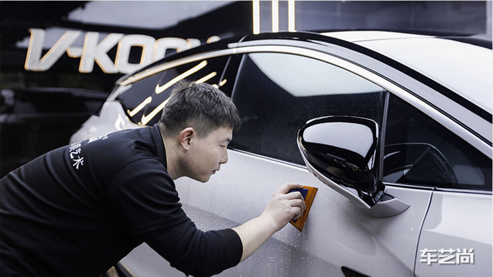 高合HiphiX灰色施工威固隐形车衣（图9）