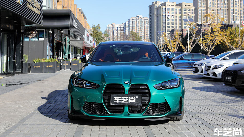 宝马M3绿色施工威固隐形车衣（图18）