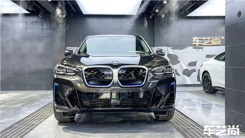 宝马ix3黑色施工威固隐形车衣（图1）