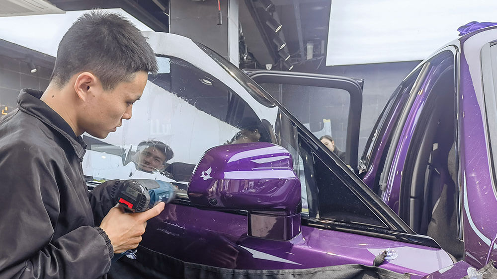 劳斯莱斯库里南紫色施工威固隔热膜VP70＋VP28（图6）