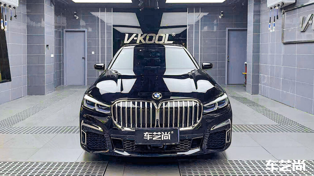 宝马7系黑色施工威固隐形车衣V100（图12）