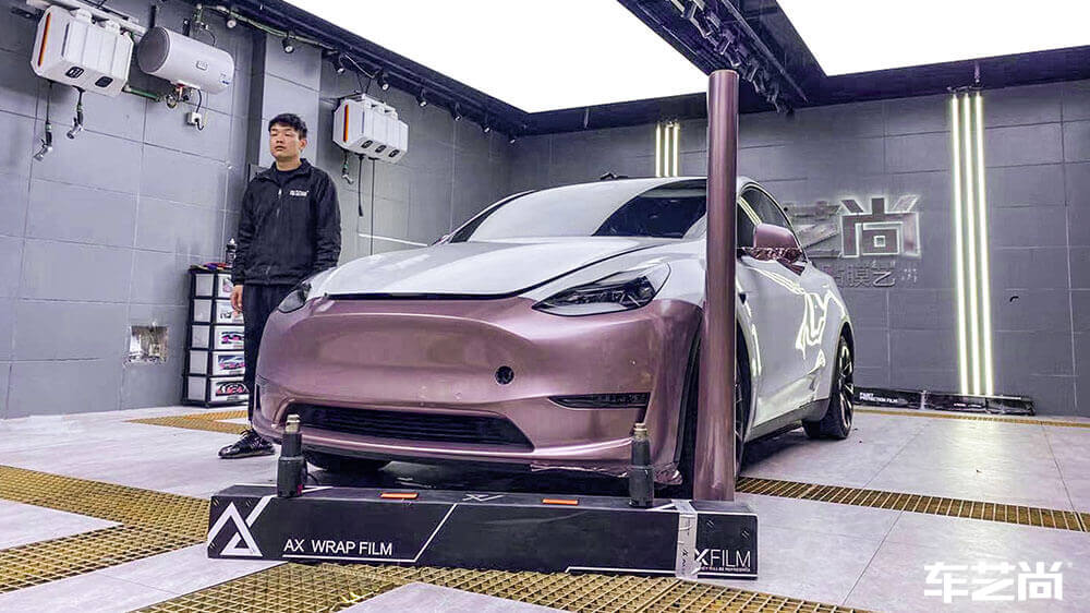 特斯拉MODEL-Y色施工AX-冰霉粉（图1）