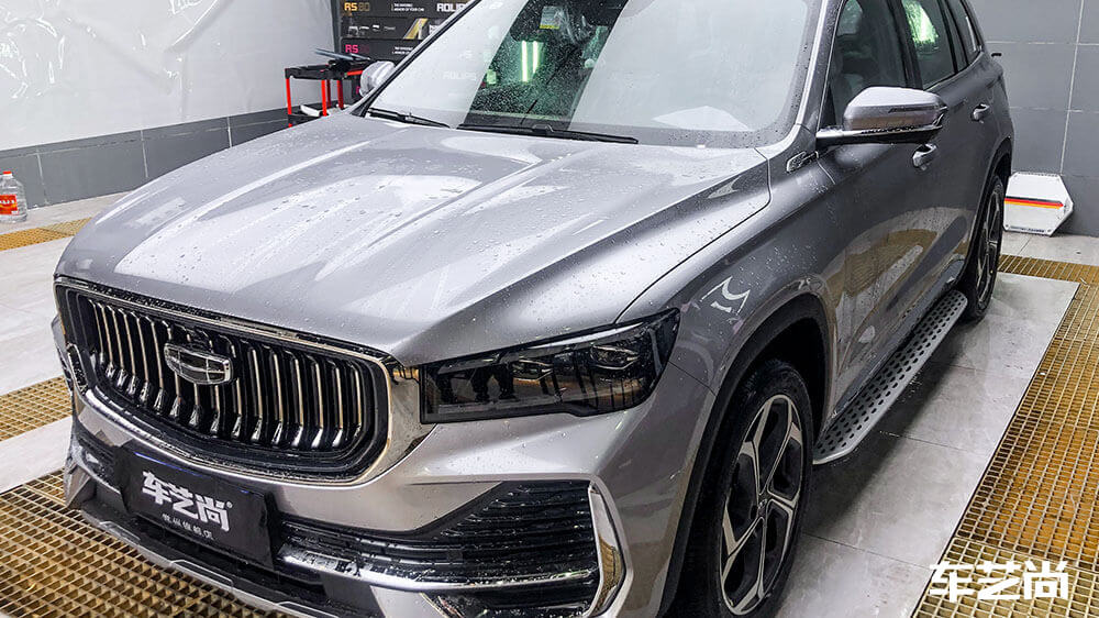 吉利星越L银色施工隔热膜（图1）