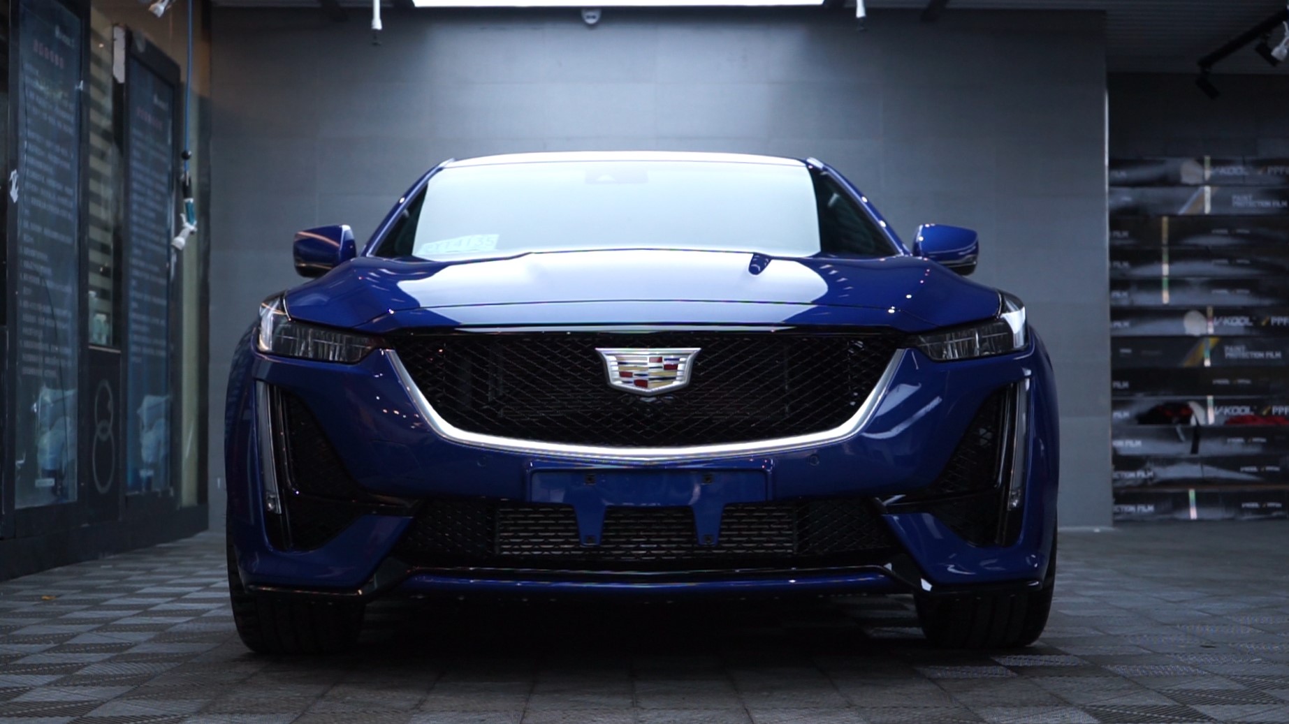 凯迪拉克ct5 施工yeecar隐形车衣!